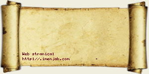 Kristina Pajkić vizit kartica